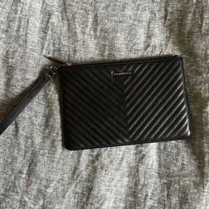 Rebecca Minkoff Wristlet Black Leather